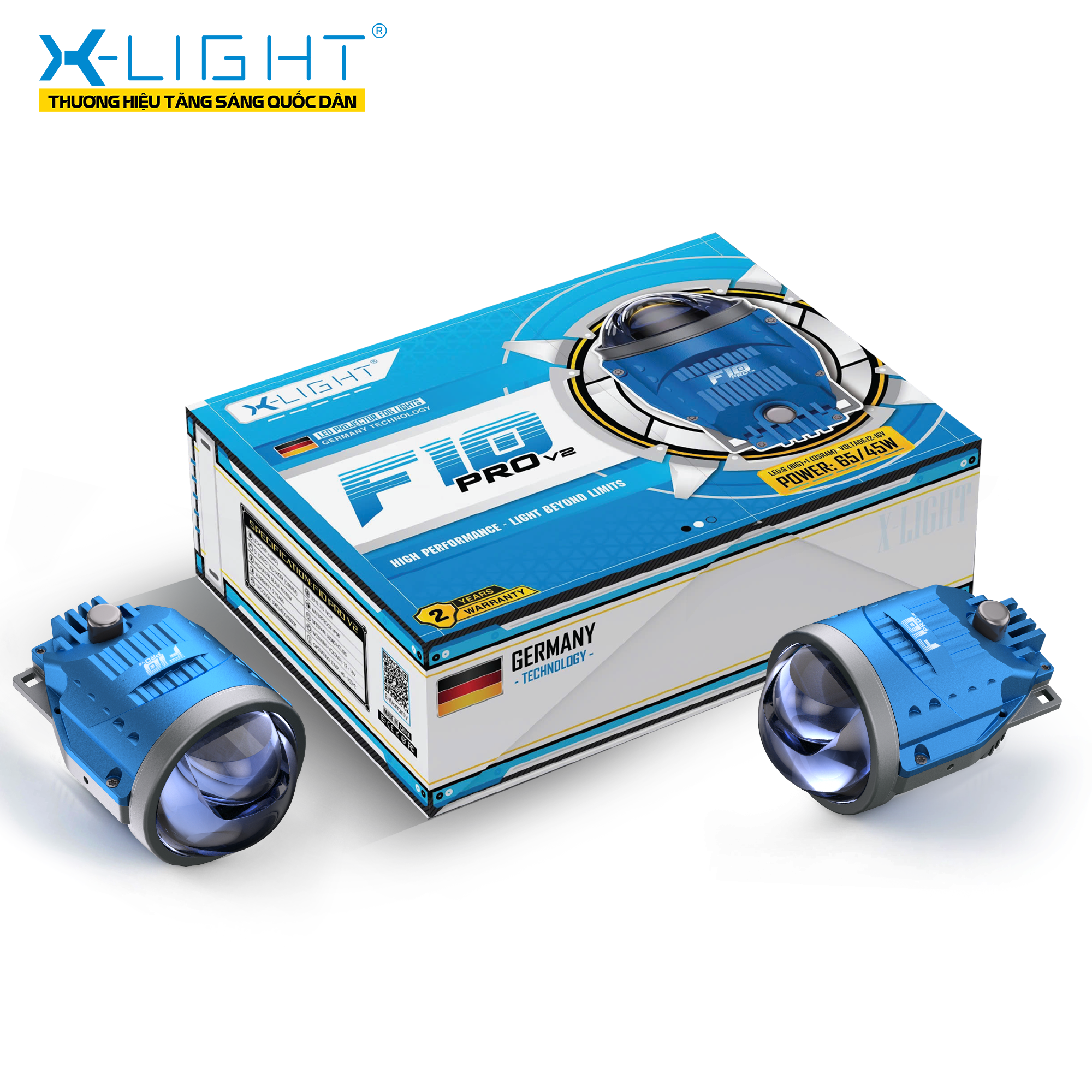 ĐÈN BI GẦM X-LIGHT F10 PRO V2